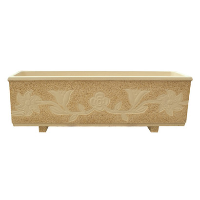 Jardinière motif Fleurs (144 cm)