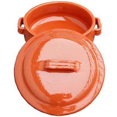 Poterie Culinaire Cocotte haute en terre cuite 