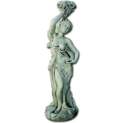Statue de jardin en pierre Femme Dénudée