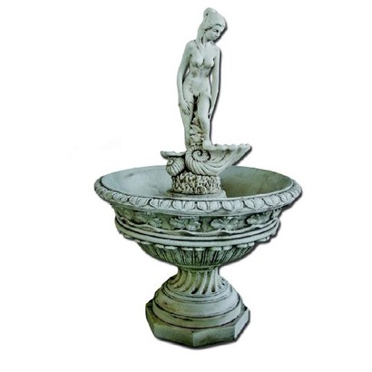 Fontaine vasque pied torsadé et octogonal La Femme