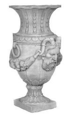 vase avec tête de satyre et corolle
