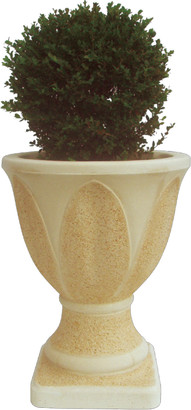 VASE  COUPE IMITATION GRANDE FEUILLE ( modèle moyen 58cm)