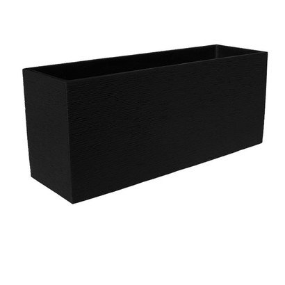 JARDINIERE COULEUR NOIRE 90 CM