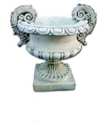 VASE PERSAN AVEC ANSES ET PIED CARRE