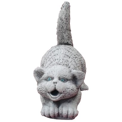 Statue Chat en colère