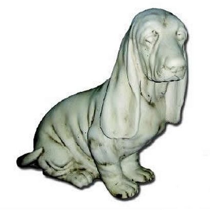 Statue Chien Basset