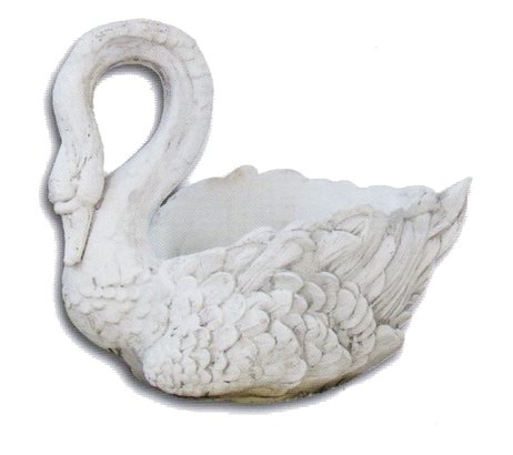 vase en pierre cygne  grand modèle
