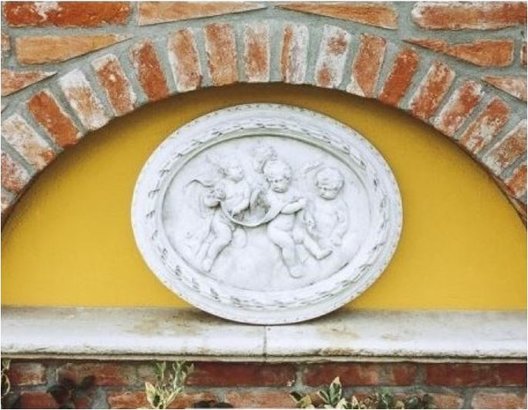 Plaque murale en pierre BAS RELIEF THEME  PARADIS 