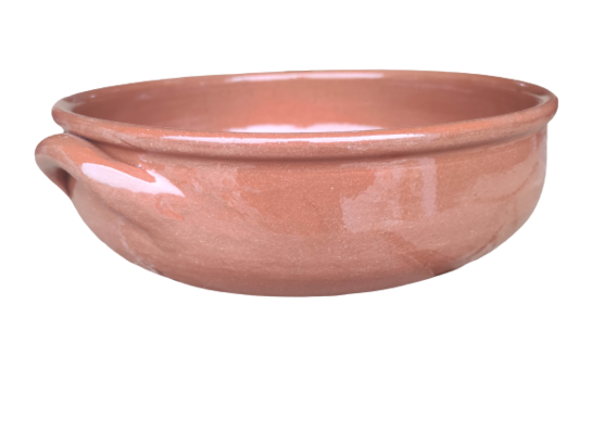 Plat rond en terre cuite