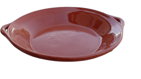 Plat creux en terre cuite