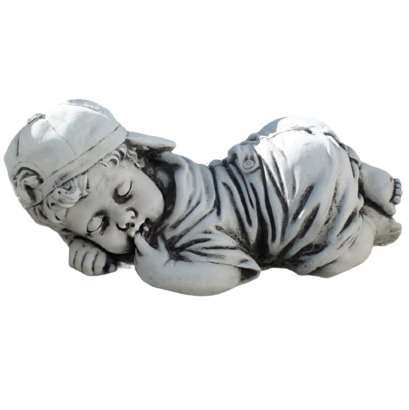 Statue en pierre Bébé Endormi