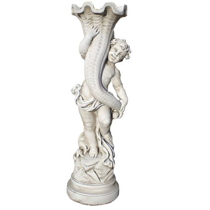 Statue Enfant tenant une Corne d'Abondance