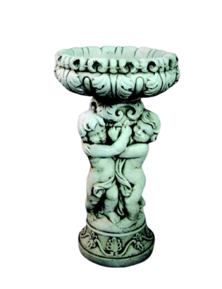 Statue Trois Enfants portant une Vasque