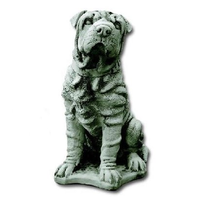 Statue Chien Shar-Peï
