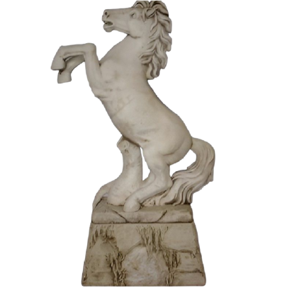 Statue Cheval Cabré grand modèle sur socle