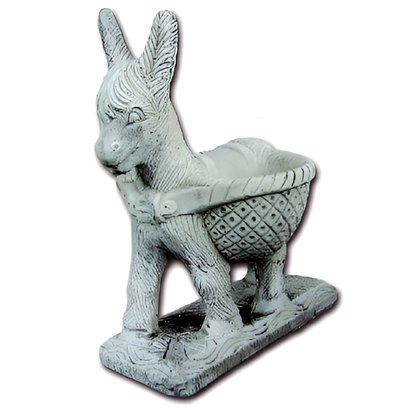 Statue Petit Âne aux Deux Paniers