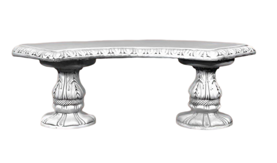 Banc en pierre demi lune