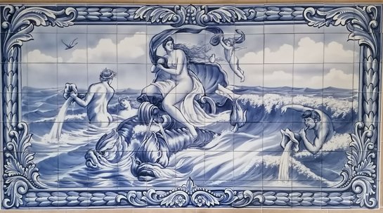Fresque en céramique Les Naïades
