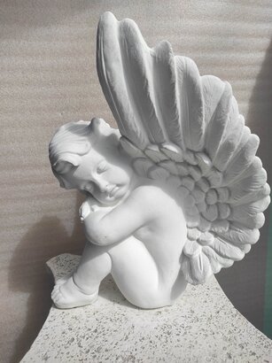 Statue Angelot Endormi