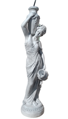 Statue Femme avec jarre et cruche
