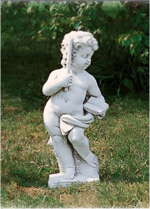 Statue en pierre enfant  le Maestro