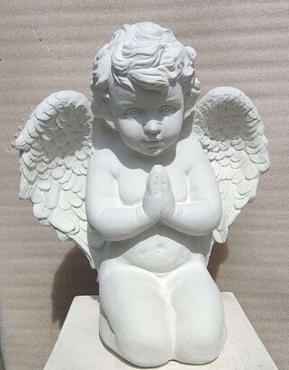 STATUE D'ANGE EN PRIERE POUR EXTÉRIEUR