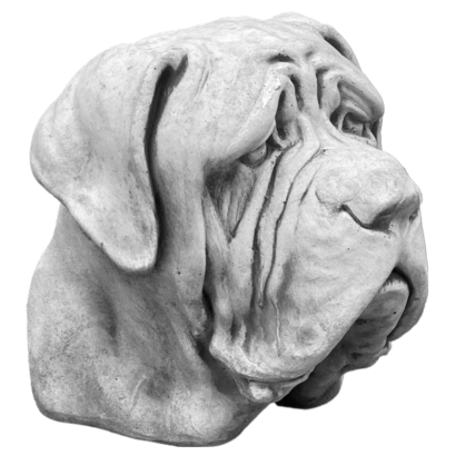 buste chien mastiff
