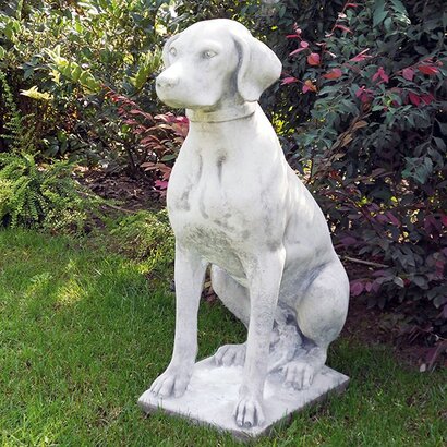 Statue chien  Braque Allemand
