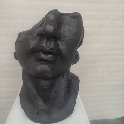  vaseTête d'homme 39 cm