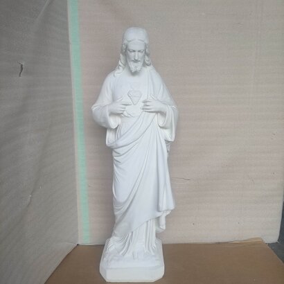 Statue  Jésus Sacré Coeur 105 cm
