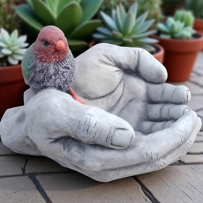  Mangeoire à oiseaux en pierre