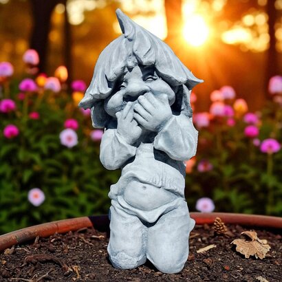 statue  lutin farceur