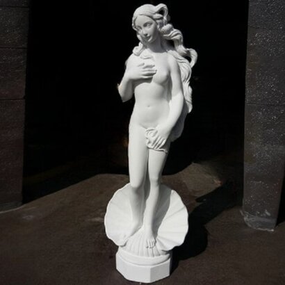 Statue de jardin en pierre La Venus de Botticelli