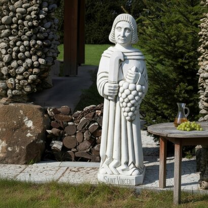 Statue de Saint Vincent 157 cm