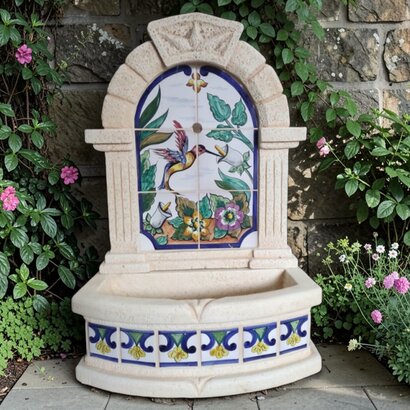 Fontaine murale modèle colibri