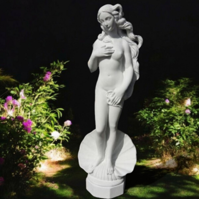 Statue de jardin en pierre La Venus de Botticelli
