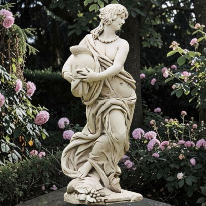 Statue de jardin en pierre Déesse Athéna