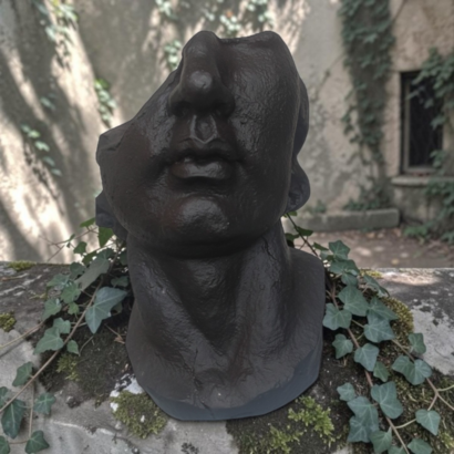  vaseTête d'homme 39 cm