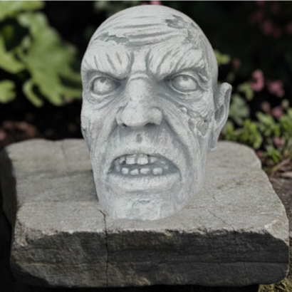 -statuette-tête zombi