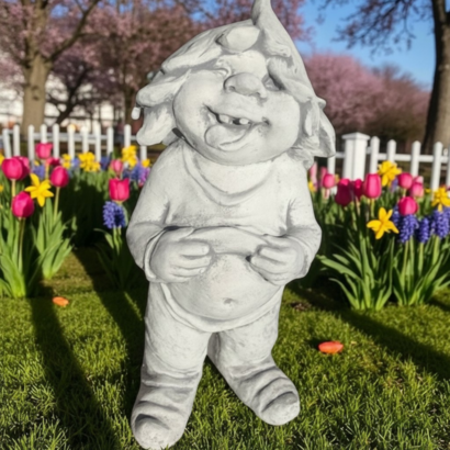statue  lutin rieur
