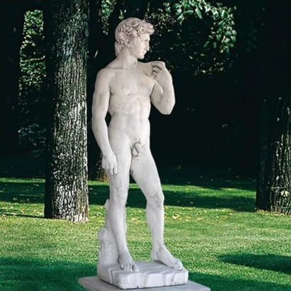 Statue de jardin en pierre David de Michelange
