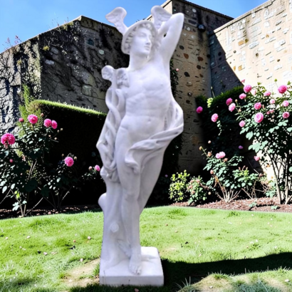 Statue en pierre Dieu Mercure / Hermès