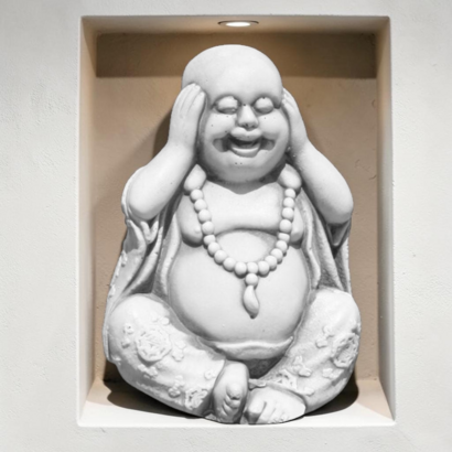 Statue Petit Bouddha sourd