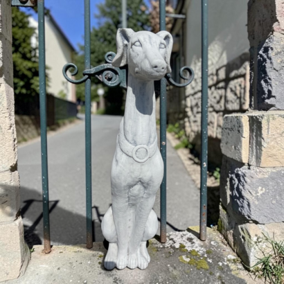 STATUE CHIEN LEVRIER