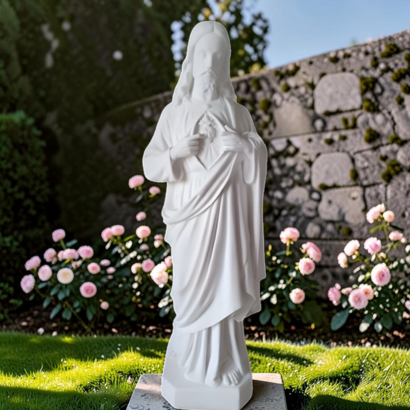 Statue  Jésus Sacré Coeur