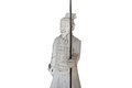 statue en pierre  guerrier Chinois Xian 