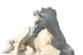 Statue Cheval Couché