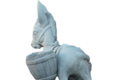 Statue Petit Âne chargé de deux paniers amovibles