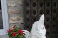 Statue Petit Âne chargé de deux paniers amovibles