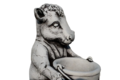 Statue Vache et son seau